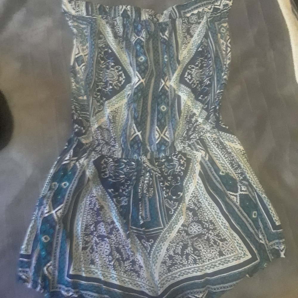Cute Strapless Romper